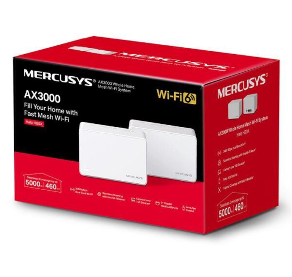 TP-LINK "AX3000 Whole Home Mesh Wi-Fi 6 SystemSPEED: 574 Mbps at 2.4 GHz + 2402 Mbps at 5 GHzSPEC: Internal Antennas, - Image 2