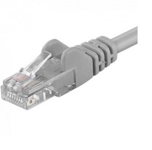 Patchcord UTP RJ45-RJ45 Cat.5e 0.25m, gri, "UTP-5E-0.25-G" (timbru verde 0.08 lei)