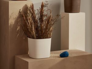 Plant Pot CAPRI 24cm x 24cm x h21cm, fog