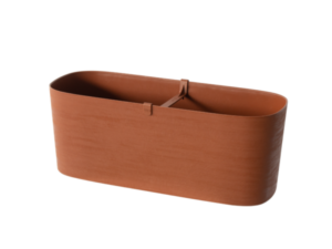 Plant Pot PAROS 50cm x 17cm x h19cm, clay