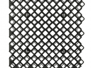 Plastic paver MULTI GRID black, height 40mm / 600x600mm