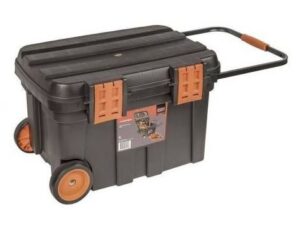 Plastic toolbox on wheels PTBW67 675x472x416mm 78L plastic latches