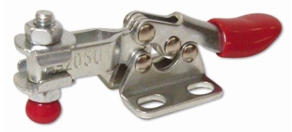 Quick horizontal toggle clamp M4, 7,4mm, max 380N