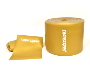 Elastinė Juosta Tomaz Sport Max 15 x 0.65 cm, Auksinė 30-40 lbs