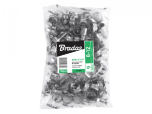 Stainless zebra hose clamp BRADAS 16-27mm