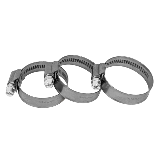 Stainless zebra hose clamp BRADAS