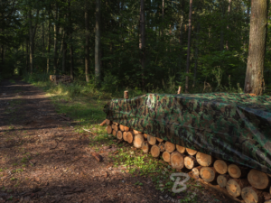 Tarpaulin CAMOforest 1,5 x 5m  90g/m²