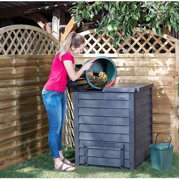 Thermo-Wood composter 400L with grating - Image 2