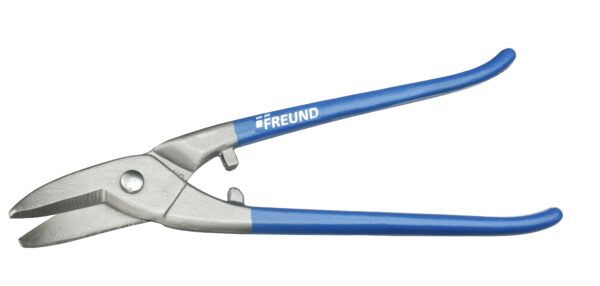 Tin snips curved blade, cut left, 275 mm, HRC 59