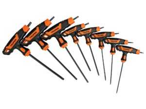 TORX key set with T-handle T9-T40, 8 pcs Truper®