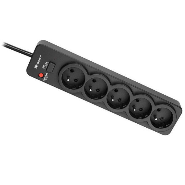 Tracer PowerGuard PRO 1.8 m 5 gniazd czarny