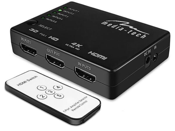 Przełącznik HDMI 5-portowy