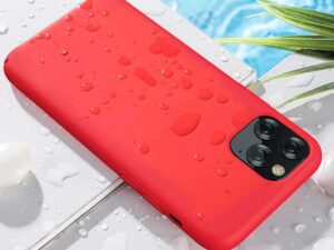 Devia Nature Series Silicone Case iPhone 12 Pro Max red