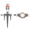 WHITE LINE 4-pattern gear drive sprinkler on spike - Image 3