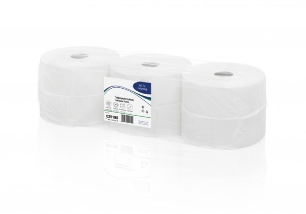 WEPA Toilet paper roller TPMB2275, 275m 1100 sheets, 9.2 x 25, Recycled tissue, (6pcs)