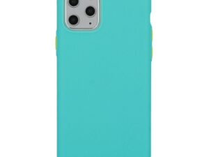 Mocco Soft Cream Silicone Back Case for Apple iPhone 12 / 12 Pro Green