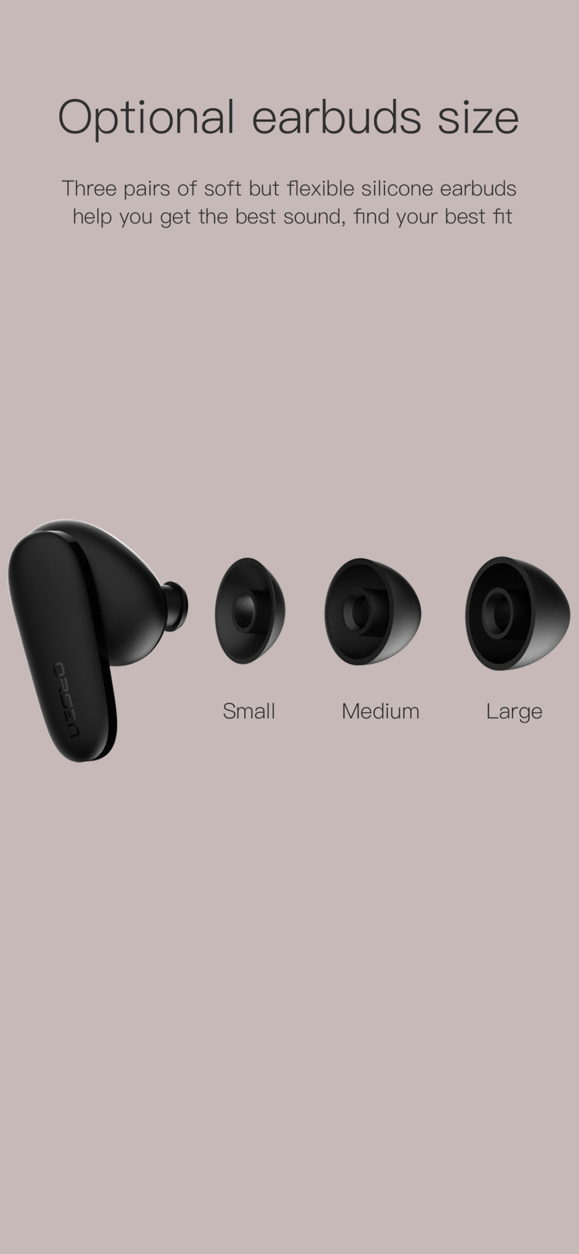 Orsen T3 Bluetooth Earphones Black - Image 4