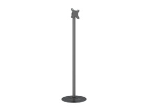 Multibrackets M Pro Series Single Pole Floorbase | Fixed 1000mm | VESA 75x75-100x100 | Max 10kg | Black