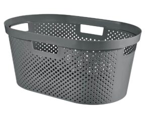 Veļas grozs Infinity Recycled 40L 59x39x27cm tumši pelēks