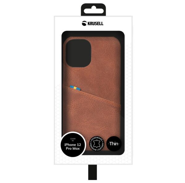 Krusell Sunne CardCover Apple iPhone 12 Pro Max vintage cognac (62176) - Image 6