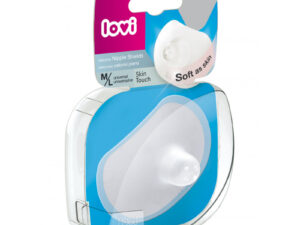 LOVI Silicone Nipple Shields Skin Touch 2 pcs M/L (version GB), 5/606gb