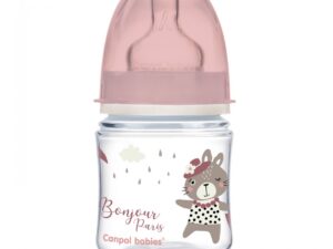 Canpol babies Anti-colic Wide Neck Bottle 120ml PP Easy Start BONJOUR PARIS