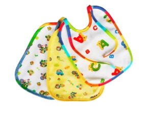 LIBRA bibs with oilcloth, 3pcs., medium 115