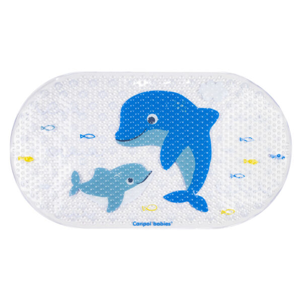 CANPOL BABIES bath Mat - LOVE&SEA blue, 69x38 cm, 80/001