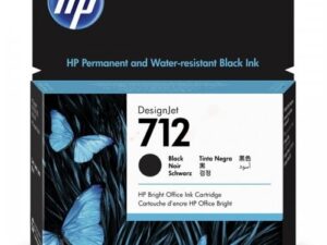 Cartus cerneala Original HP Black, nr.712, pentru DesignJet Studio 24|Studio 36|T230|T250|T630|T650, 80ml, (timbru verde 0.15 lei), "3ED71A"