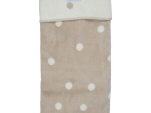 ZAFFIRO Cotton blanket 75x100 S Light beige spots with ecru, 3-Z-KB-015