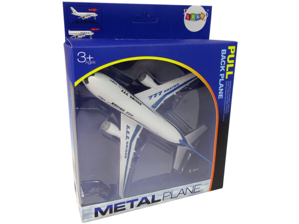 Boeing 777 White Propulsion Passenger Aircraft Lights Sounds - Image 4