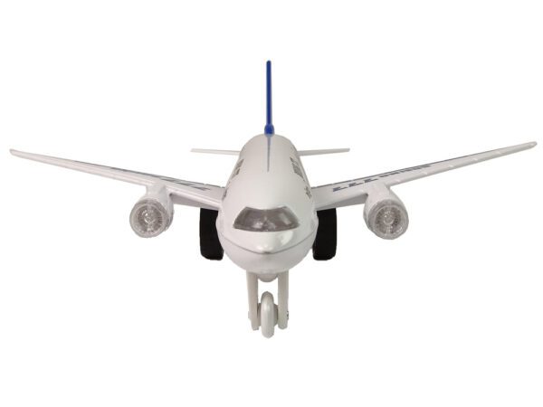 Boeing 777 White Propulsion Passenger Aircraft Lights Sounds - Image 3