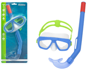 Diving Mask With Snorkel Navy Blue Bestway 24018