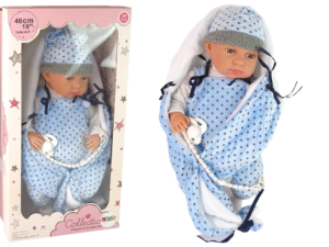 Baby Doll 46 cm Blue Dummy Star Blanket