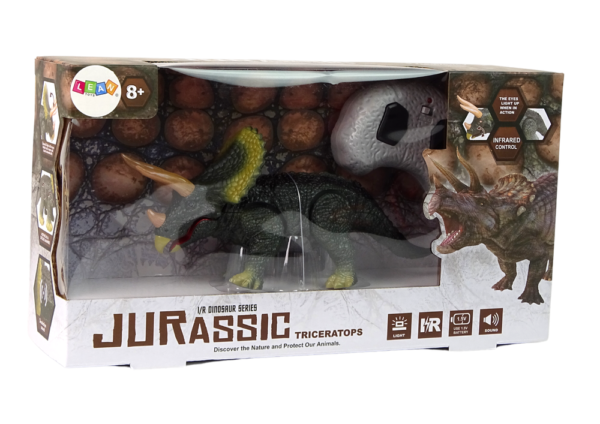 Battery Dinosaur Triceratops  Remote Controlled Sound - Image 4