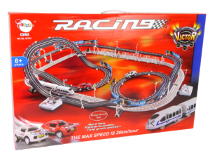 Huge Race Set  Car track + Electric train track  Racing Set