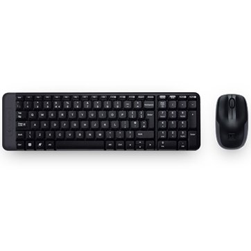 Logitech Keyboard and Mouse Set MK220 - US Layout - Black