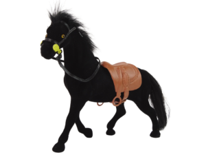 Velvet Horse figurine Black