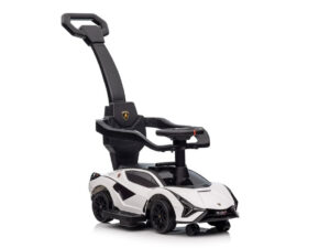 Lamborghini QLS-996T Ride-on With Pusher White