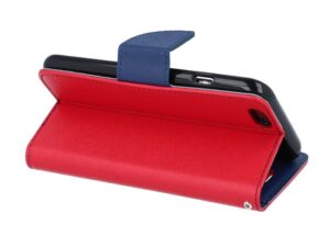 Mocco Fancy Book Case For Samsung Galaxy A42 5G Red - Blue