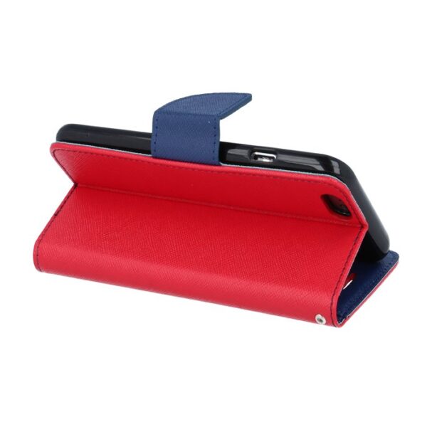 Mocco Fancy Book Case For Samsung Galaxy A42 5G Red - Blue