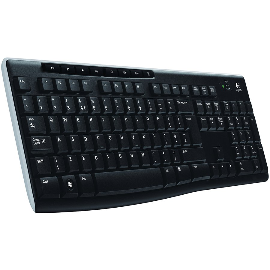 Logitech Wireless Keyboard K270 - Kl�vesnice - bezdr�tov� - 2.4 GHz - �esk�