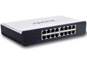 SWITCH Tenda 16 porturi 10/100 Mbps, fanless "S16" (timbru verde 0.8 lei)