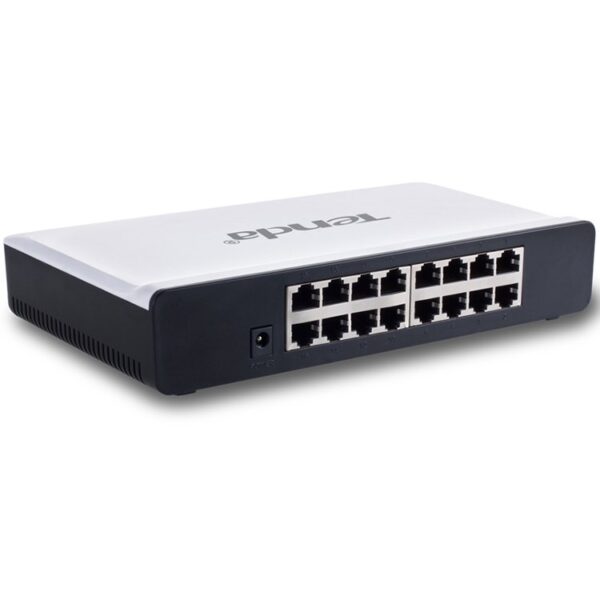 SWITCH Tenda 16 porturi 10/100 Mbps, fanless "S16" (timbru verde 0.8 lei)