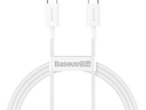 CABLU alimentare si date Baseus Superior, Fast Charging Data Cable pt. smartphone, USB Type-C la USB Type-C 100W, 2m, alb "CATYS-C02" (timbru verde 0.08 lei) - 6953156208469