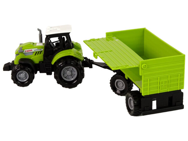 Farm Tractor with Trailer Lights Sounds Green - Image 2