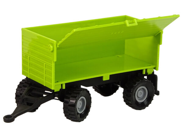 Farm Tractor with Trailer Lights Sounds Green - Image 3