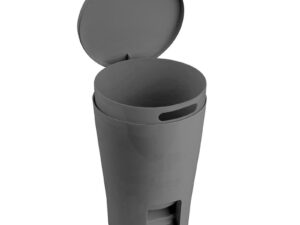 Vannas istabas pedāļspainis 5L Diabolo pelēks