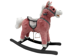 Rocking Horse 74 cm Pink Tones