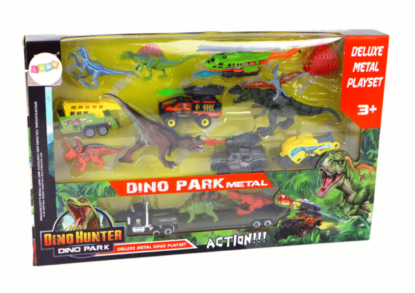 Helicopter Dinosaurs Vehicle Set 8 Colorful Pcs - Image 4